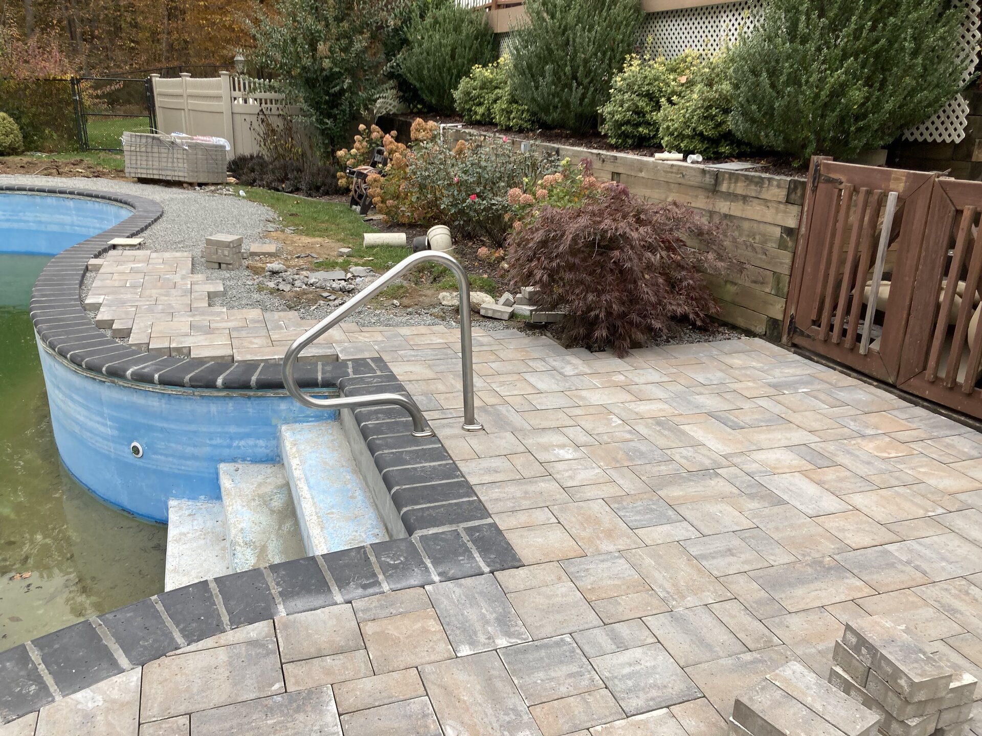 Pool Deck Paver Installation